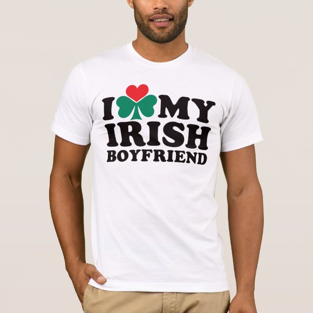 T-shirt J'aime mon ami irlandais (Devant)