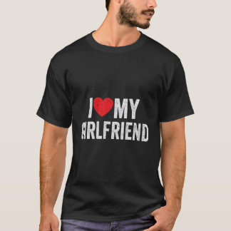 T-shirt J'Aime Mon Ami Je Rouge Il Mon Ami Gf