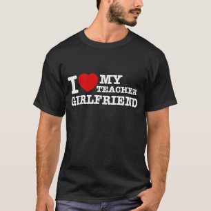 T-shirt J'aime mon amie de professeur