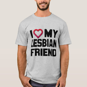 T-SHIRT J'AIME MON AMIE LESBIENNE -