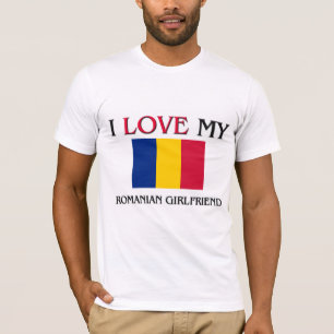 T-shirt J'aime mon amie roumaine