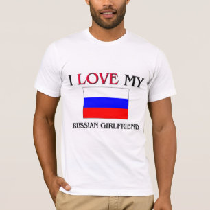 T-shirt J'aime mon amie russe