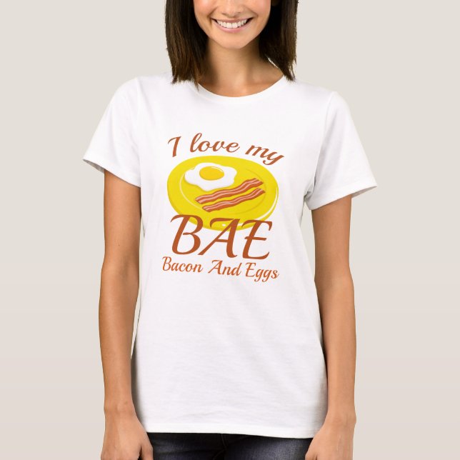 T-shirt J'aime mon BAE (Devant)