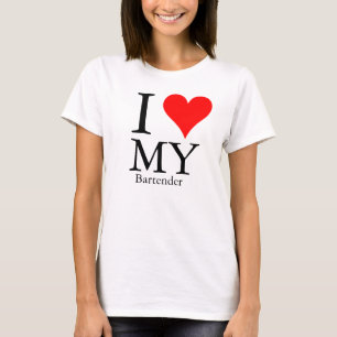 T-shirt J'aime mon barman