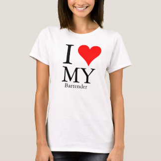 T-shirt J'aime mon barman