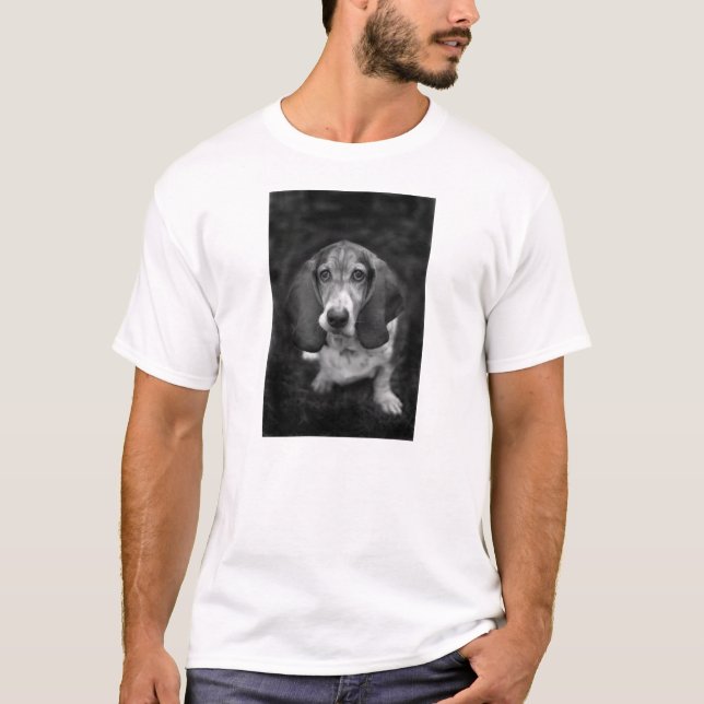 T-shirt J'aime mon Basset Hound (Devant)