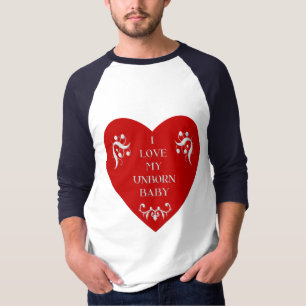 T-shirt J'aime mon bébé à venir