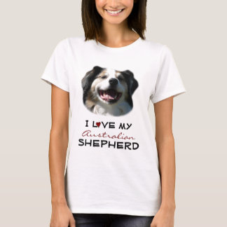 T-shirt J'aime mon berger australien