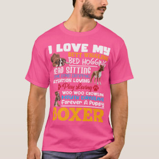 T-shirt J'Aime Mon Beurre Biggling Boxer Amoureux des chie
