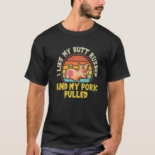 T-shirt J'Aime Mon Beurre Et Mon Porc Tiré, J'Aime P