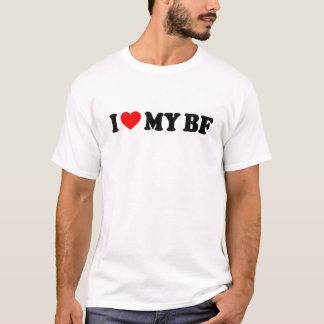 T-shirt J'Aime Mon BF J'Aime Mon BF J'Aime Mon Petit Ami
