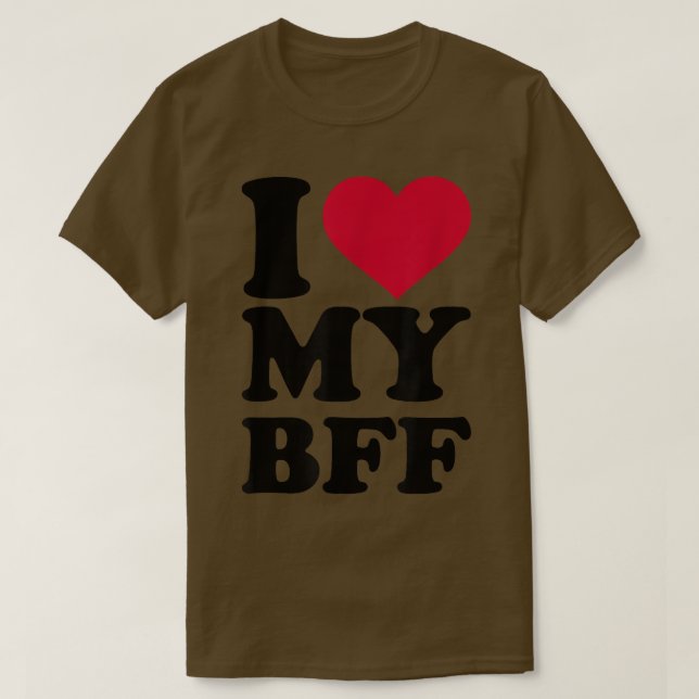 T-shirt J'aime mon BFF (Design devant)