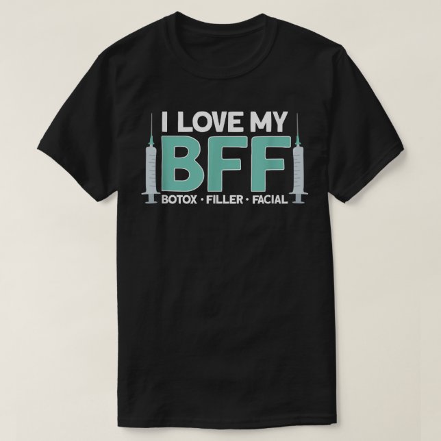 T-shirt J'Aime Mon BFF Boto Filler Facial (Design devant)