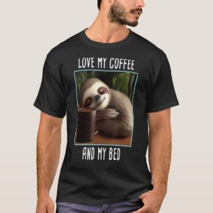 T-shirt J'Aime Mon Café Et Mon Lit