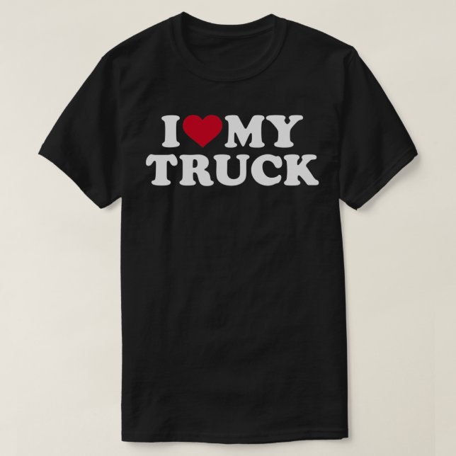 T-shirt J'aime mon camion (Design devant)