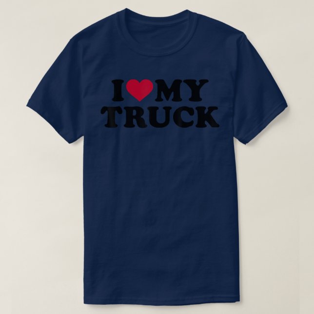 T-shirt J'aime mon camion (Design devant)