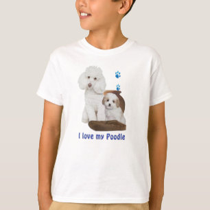 T-shirt J'aime mon caniche