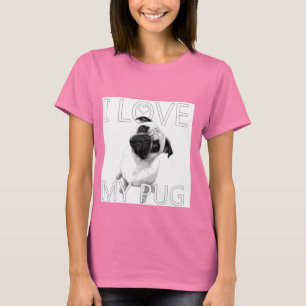 T-shirt J'aime mon carlin