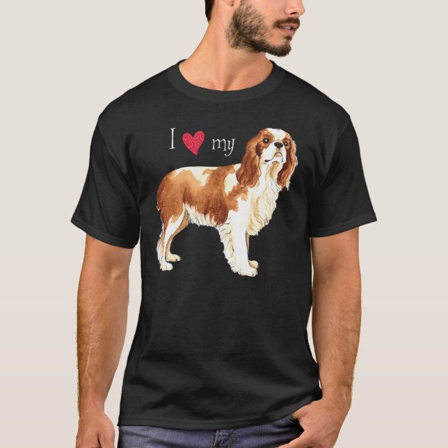 T-shirt J'aime mon Cavalier (Devant)
