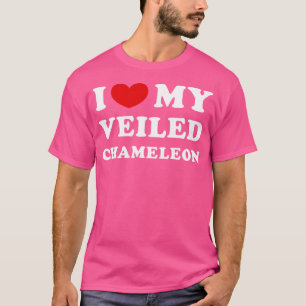 T-shirt J'Aime Mon Chameleon Vêtu J'Aime Ma Chame Vêtue