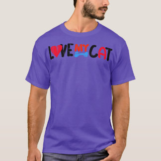 T-shirt J'aime mon chat