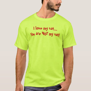 T-shirt J'aime mon chat !