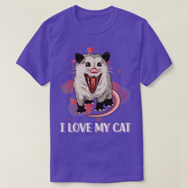 T-shirt J'Aime Mon Chat (Design devant)