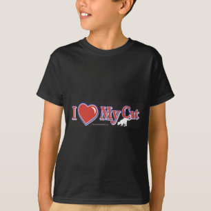 T-shirt J'aime mon chat