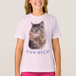 T-shirt J'aime mon chat