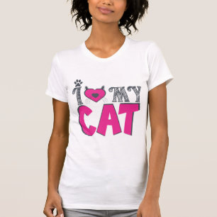 T-shirt J'aime mon chat – Conception adorable pour amateur