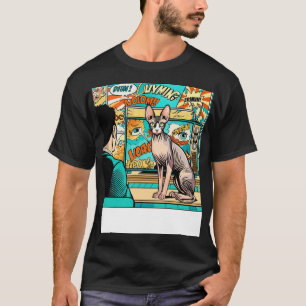 T-shirt J'Aime Mon Chat Sphynx