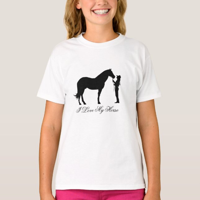 T-shirt J'Aime Mon Cheval (Devant)