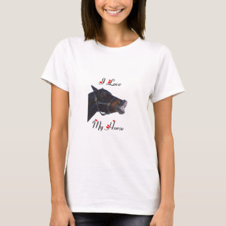 T-shirt J'aime mon cheval ! Drôle