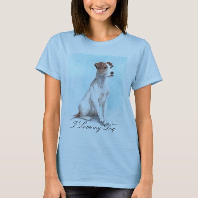 T-shirt J'aime mon chien (Devant)