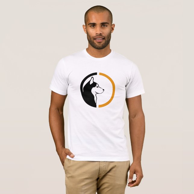 T-shirt j'aime mon chien (Devant entier)