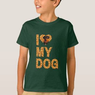 T-shirt j'aime mon chien