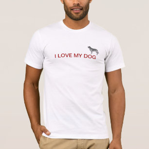 T-SHIRT J'AIME MON CHIEN