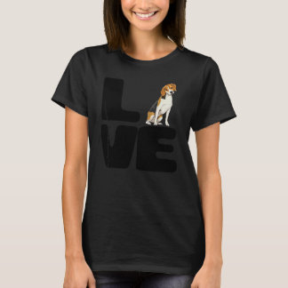 T-shirt J'aime mon chien Beagle