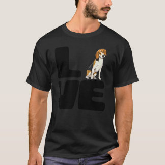 T-shirt J'aime mon chien Beagle