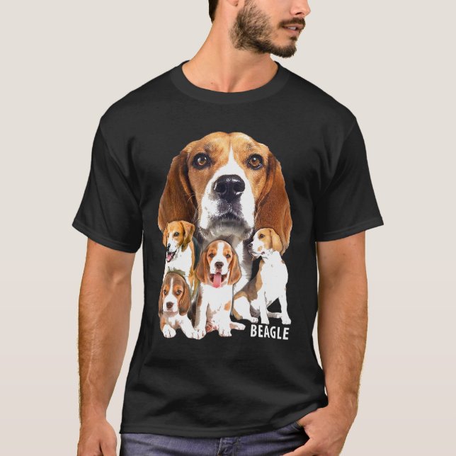 T-shirt J'Aime Mon Chien Beagle Thème Drôle Beagle Aime T (Devant)