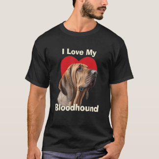 T-shirt J'Aime Mon Chien De Chien De Chien De Chien De San