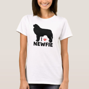 T-shirt J'aime mon chien de Terre-Neuve