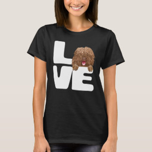 T-shirt J'aime mon chien d'eau espagnol