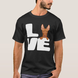 T-shirt J'Aime Mon Chien Hound Pharaon