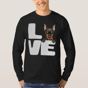 T-shirt J'Aime Mon Chien Pinscher Allemand