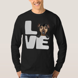 T-shirt J'Aime Mon Chien Terrier De Manchester