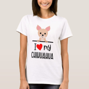 T-shirt J'Aime Mon Chihuahua