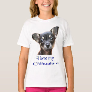 T-shirt J'aime mon Chihuahua