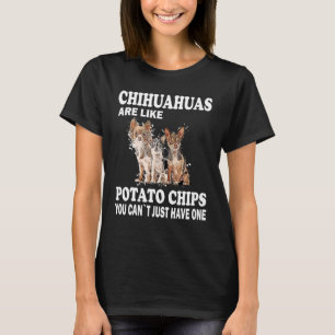 T-shirt J'Aime Mon Chihuahua Chiwawa Petit Chien Propriéta