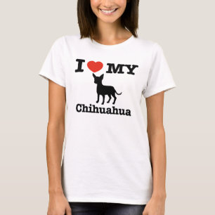 T-shirt J'aime mon chiwawa
